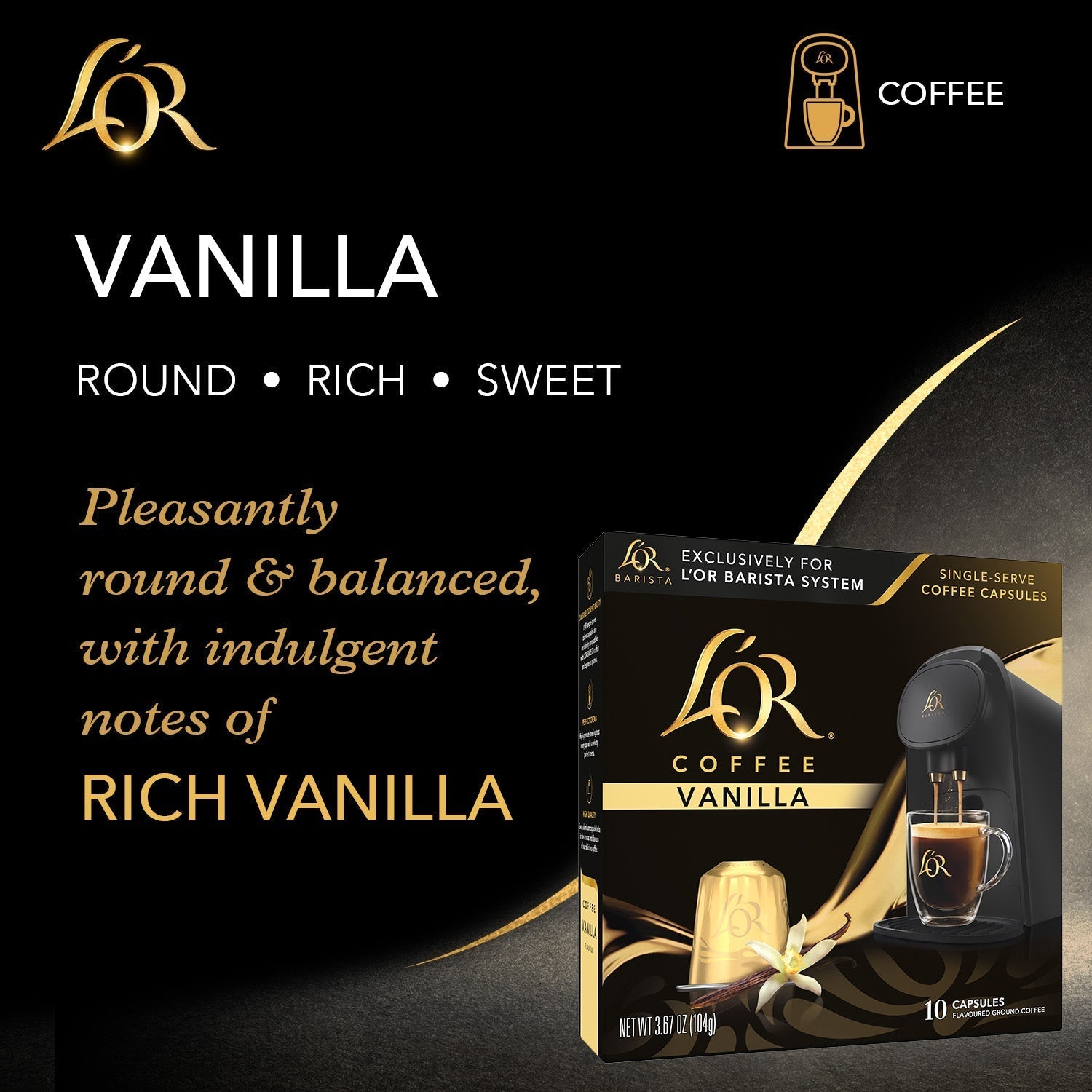 L'OR Vanilla Coffee Capsules