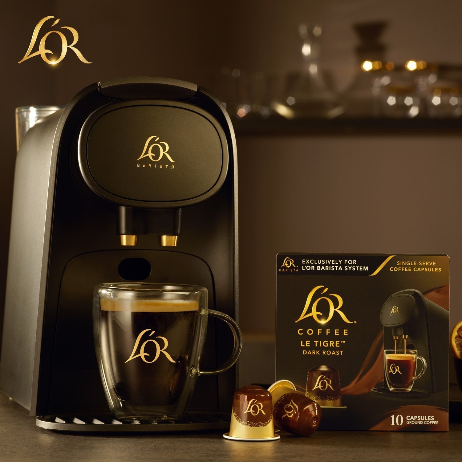 L'OR Le Tigre Coffee Capsules