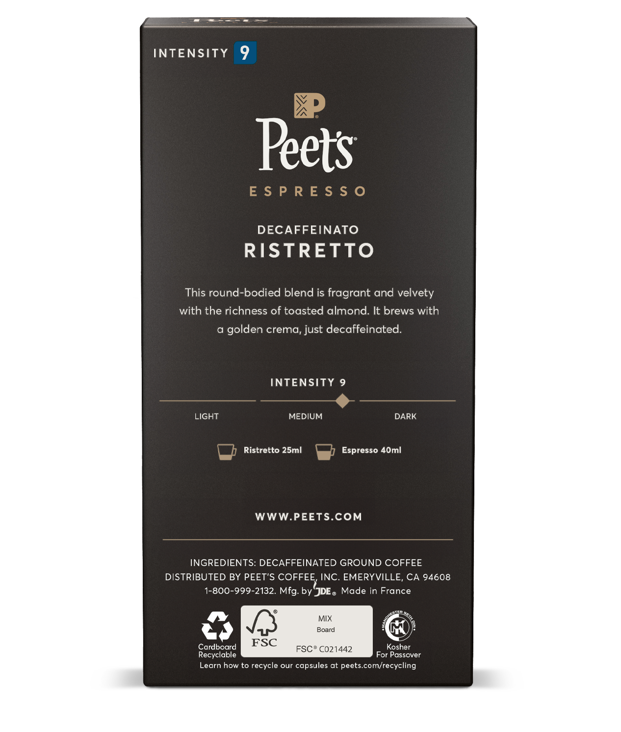 Decaffeinato Ristretto Espresso Capsules
