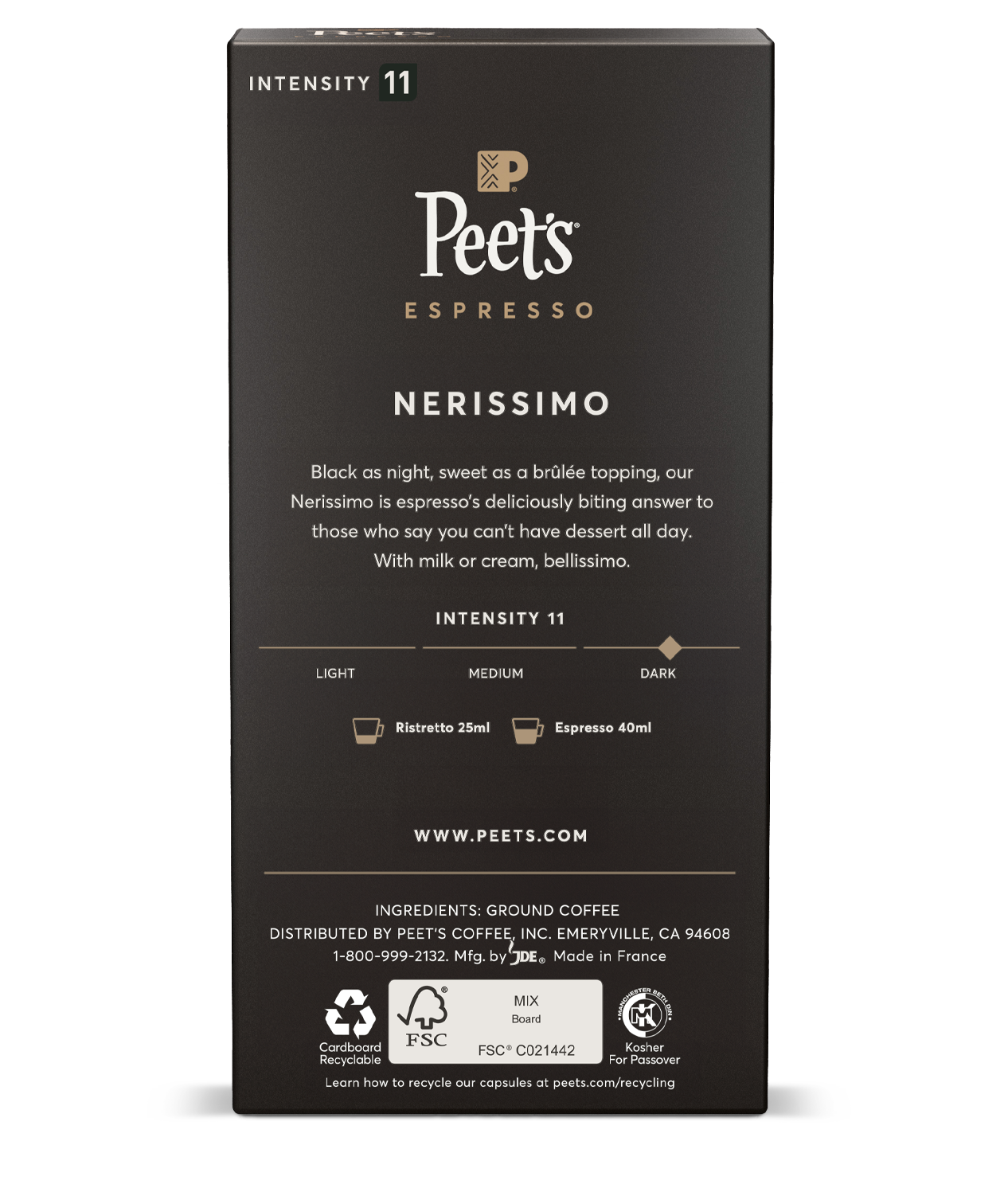 Nerissimo Espresso Capsules