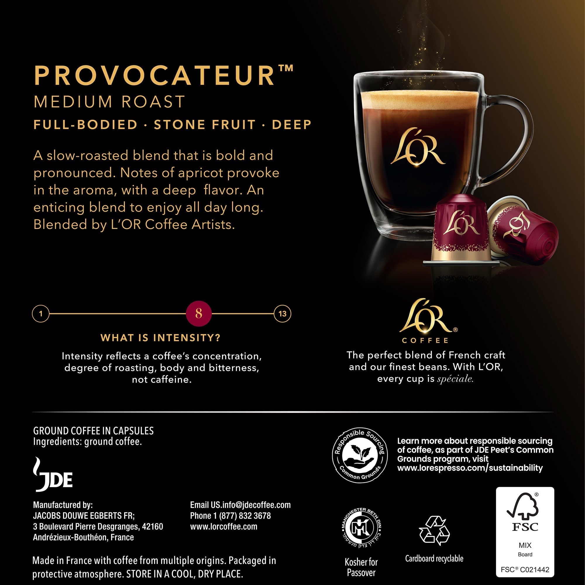 L'OR Provocateur Coffee Capsules