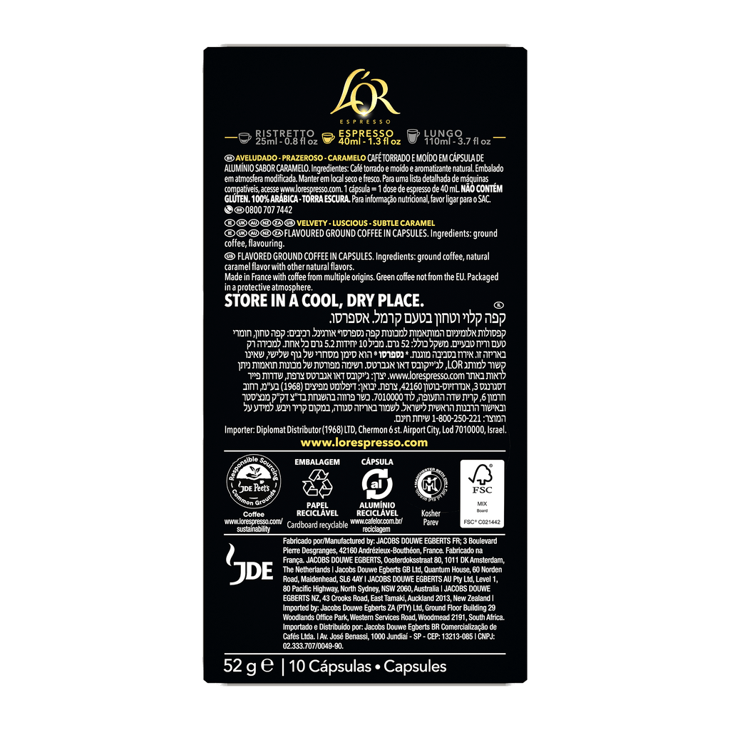 L'OR Caramel Espresso Capsules