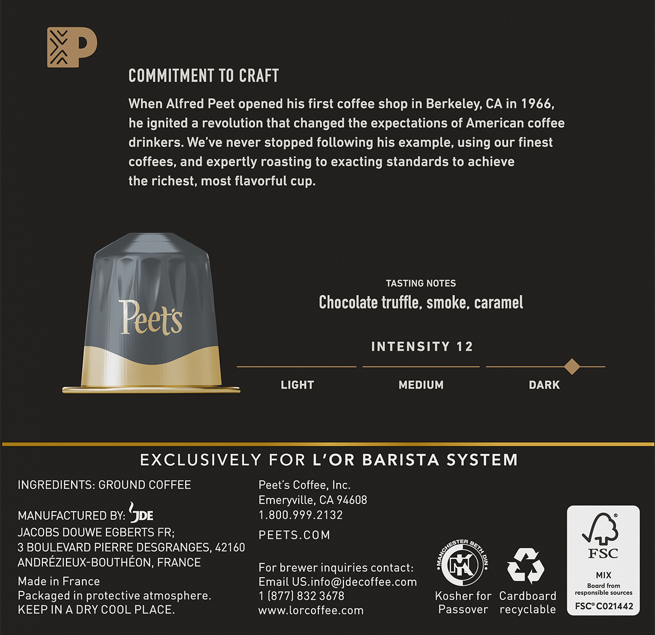 French Roast Coffee Capsules