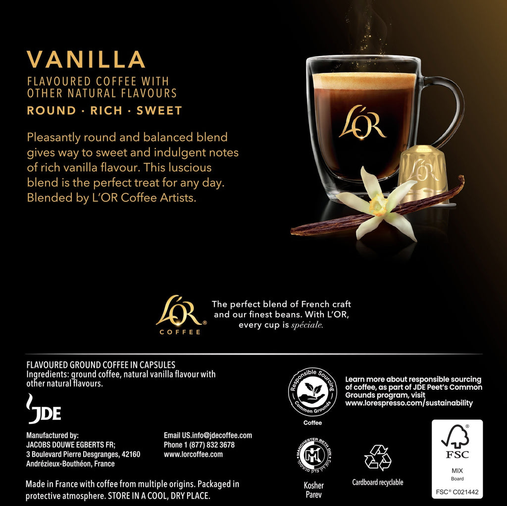 L'OR Vanilla Coffee Capsules