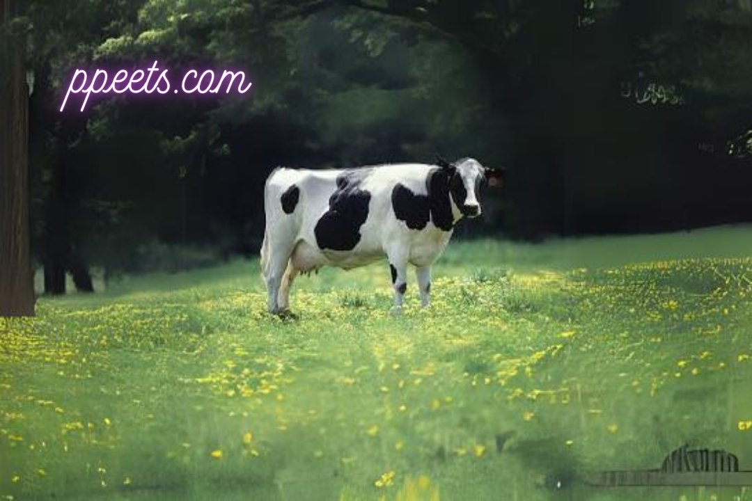 Holstein Friesian cow