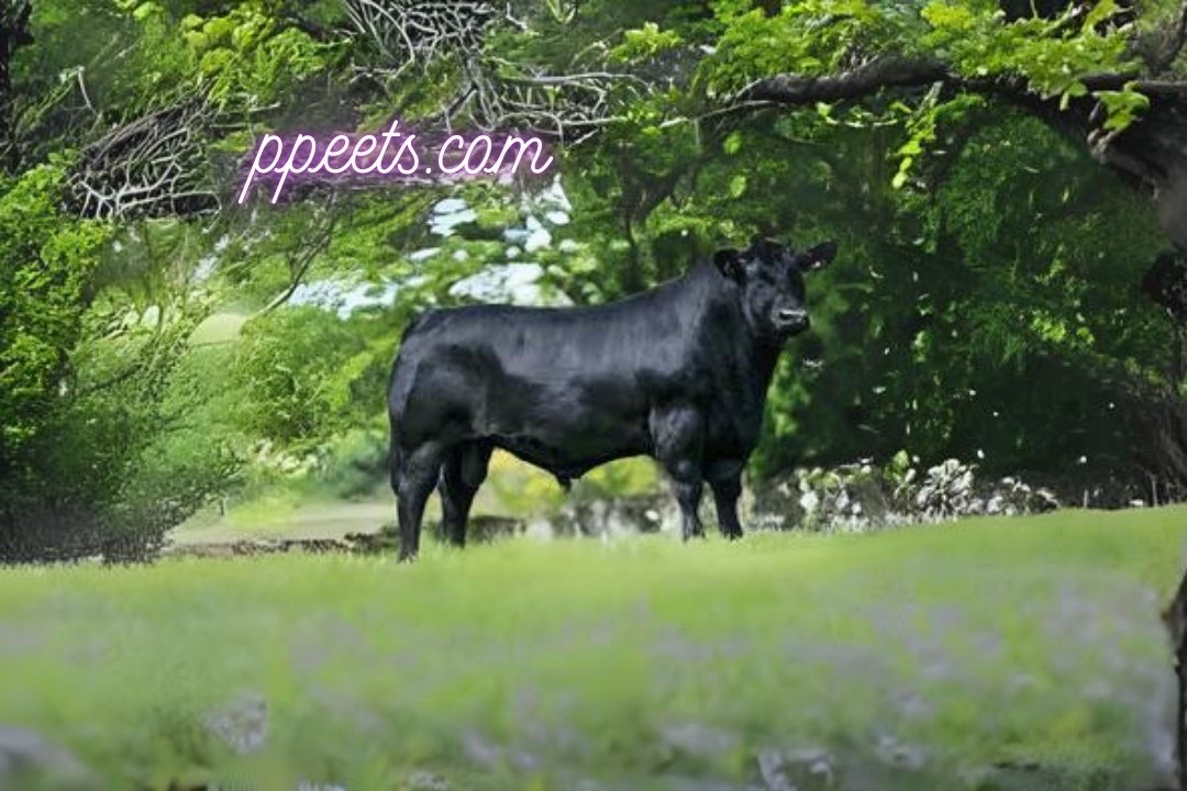 Aberdeen Angus cow